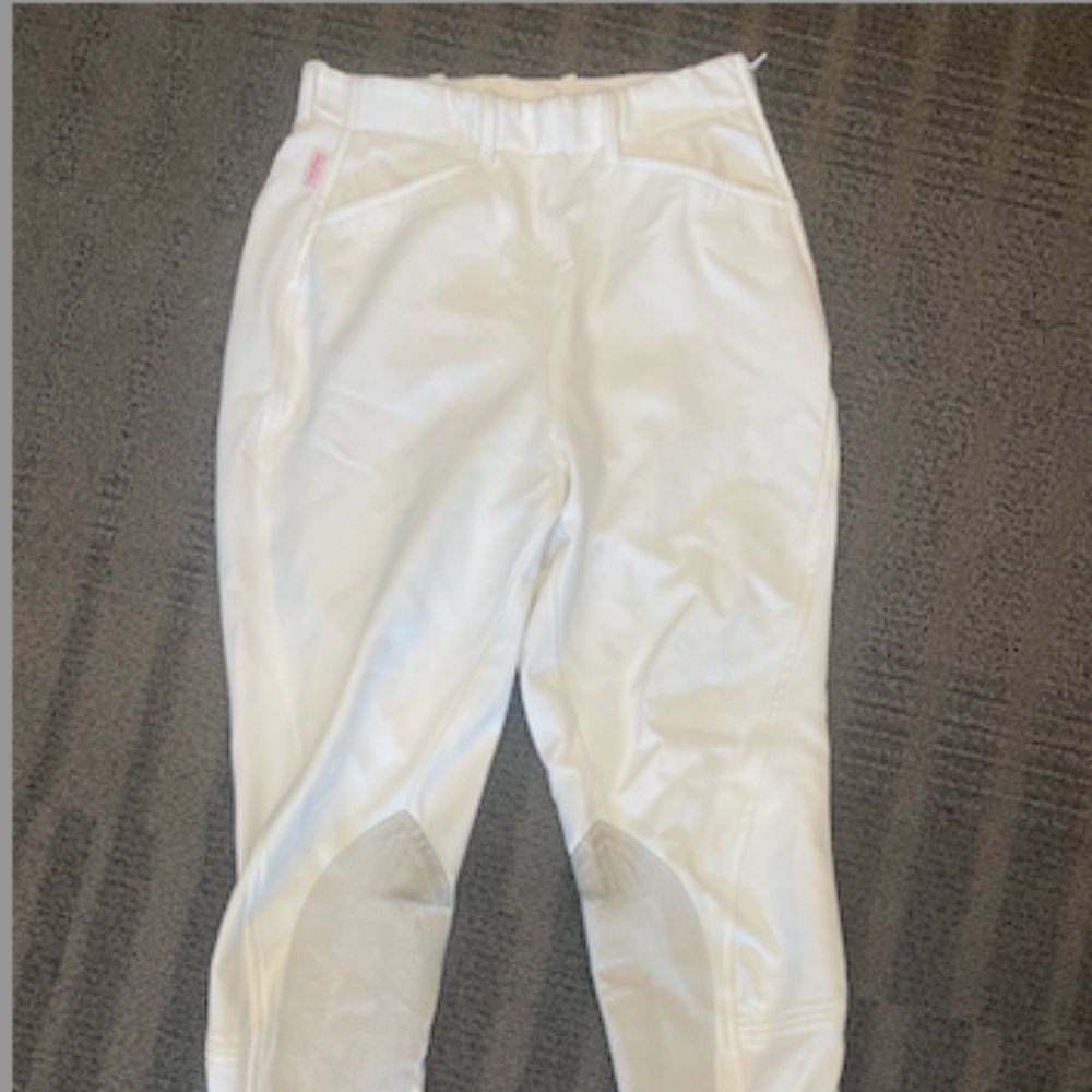 Tailored Sportsman White Knee Patch Breeches